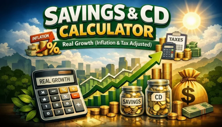 Savings & CD Calculator